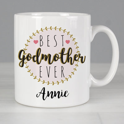 Personalised 'Best Godmother' Mug Mugs Everything Personal
