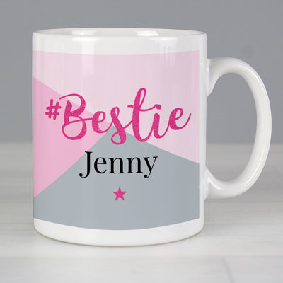 Personalised #Bestie Mug Mugs Everything Personal