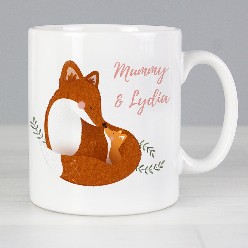 Personalised Mummy and Me Fox Mug Mugs Everything Personal