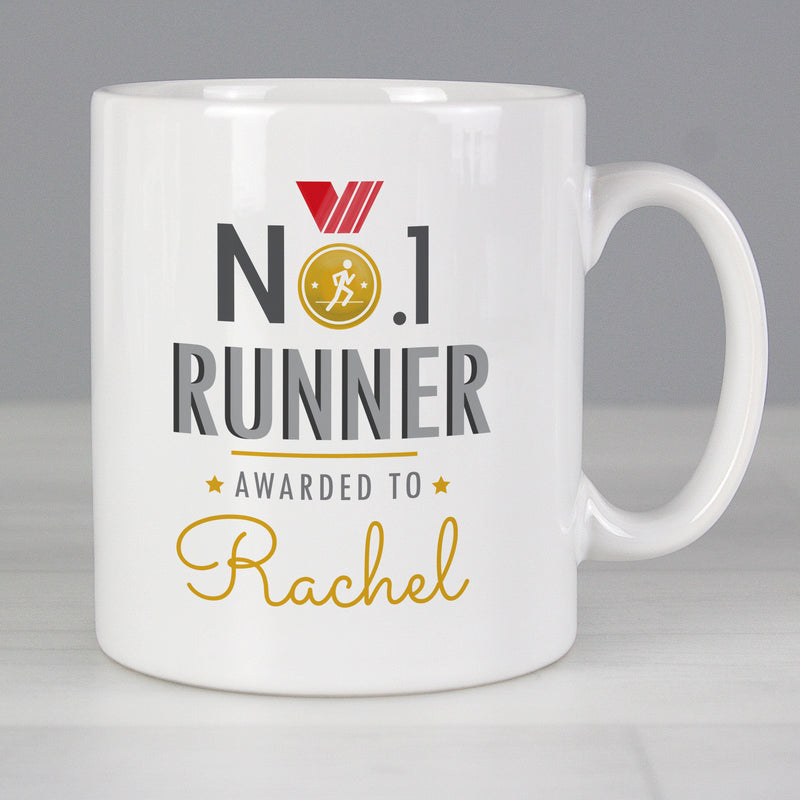 Personalised No.1 Runner Mug Mugs Everything Personal