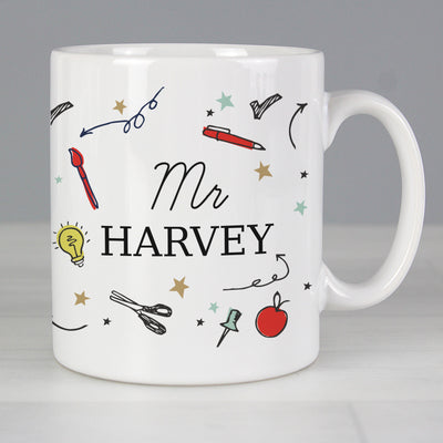 Personalised School Teachers Mug Mugs Everything Personal