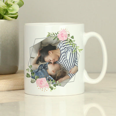 Personalised Floral Abstract Photo Upload Mug Photo Upload Products Everything Personal