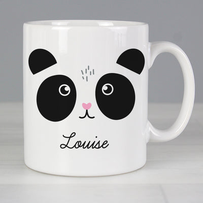 Personalised Cute Panda Face Mug Mugs Everything Personal