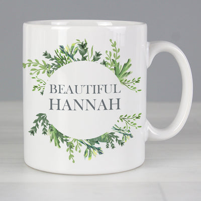 Personalised Botanical Mug Mugs Everything Personal