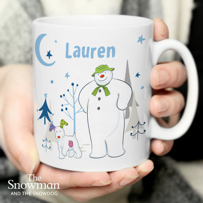 Personalised The Snowman and the Snowdog Mug Mugs Everything Personal