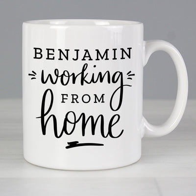Personalised Working From Home Mug Mugs Everything Personal