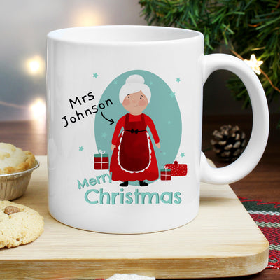 Personalised Mrs Claus Christmas Mug Mugs Everything Personal