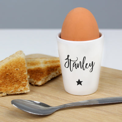 Personalised Star Name Only Egg Cup Mealtime Essentials Everything Personal