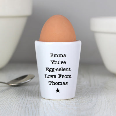 Personalised Star Free Text Egg Cup Mealtime Essentials Everything Personal