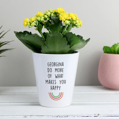 Personalised Rainbow Plant Pot Vases Everything Personal