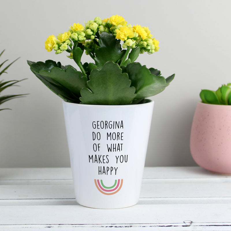 Personalised Rainbow Plant Pot Vases Everything Personal
