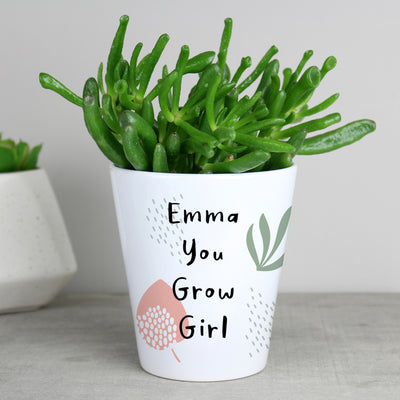 Personalised Abstract Pattern Plant Pot Vases Everything Personal