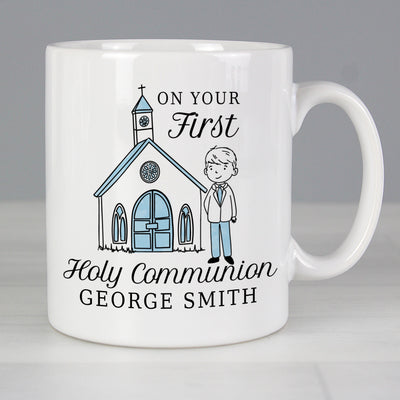 Personalised Boys First Holy Communion Mug Mugs Everything Personal