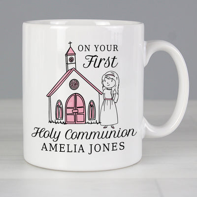 Personalised Girls First Holy Communion Mug Mugs Everything Personal