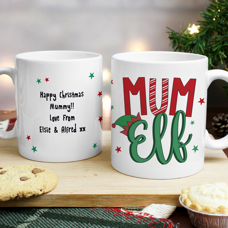 Personalised Mum Elf Mug Mugs Everything Personal