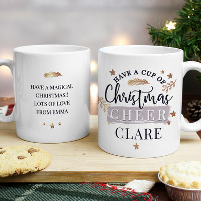Personalised Cup of Cheer Mug Mugs Everything Personal