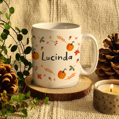 Personalised Pumpkin Mug Mugs Everything Personal