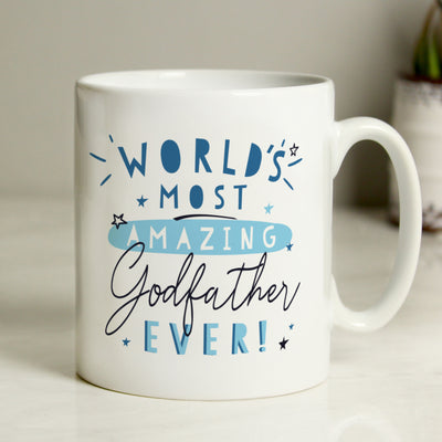 Personalised World's Most Amazing Godfather Mug Mugs Everything Personal