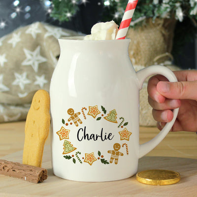 Personalised Christmas Milk Jug Mealtime Essentials Everything Personal