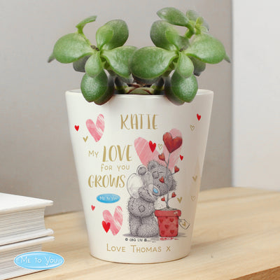 Personalised Me To You Hold You Forever Plant Pot Vases Everything Personal