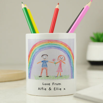 Personalised Childrens Drawing Photo Storage Pot Vases Everything Personal