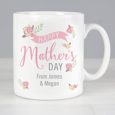 Personalised Floral Bouquet Mothers Day Mug Mugs Everything Personal