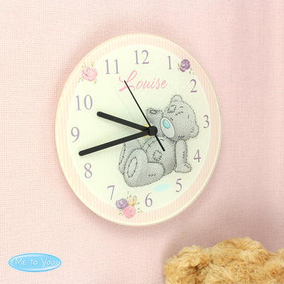 Personalised Me To You Glass Clock Clocks & Watches Everything Personal