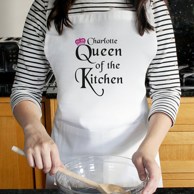 Personalised Queen of the Kitchen Apron Kitchen, Baking & Dining Gifts Everything Personal