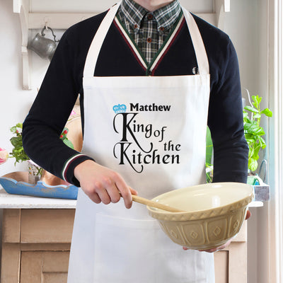 Personalised King of the Kitchen Apron Kitchen, Baking & Dining Gifts Everything Personal