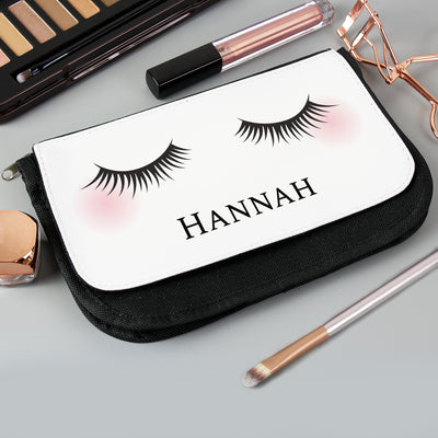 Personalised Eyelashes Make Up Bag Textiles Everything Personal