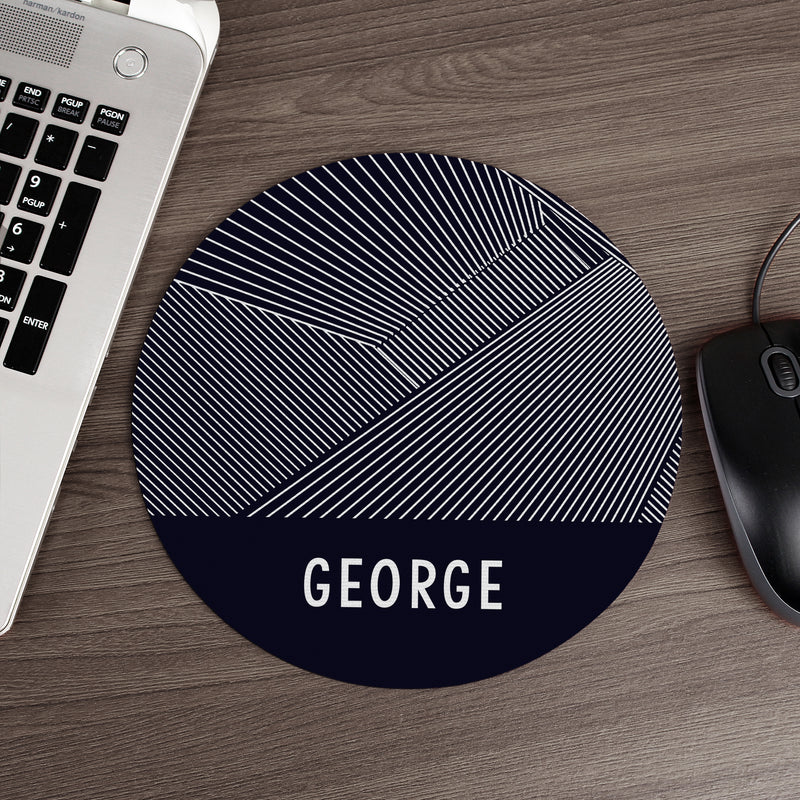Personalised Geometric Mouse Mat Stationery & Pens Everything Personal