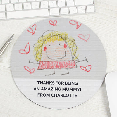 Personalised Childrens Drawing Photo Upload Mouse Mat Photo Upload Products Everything Personal