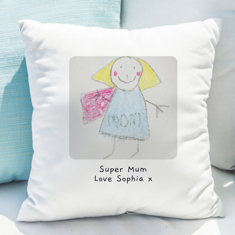 Personalised Childrens Drawing Photo Upload Cushion Photo Upload Products Everything Personal