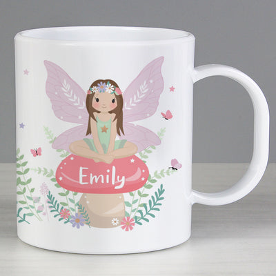 Personalised Toadstool Fairy Plastic Mug Mealtime Essentials Everything Personal