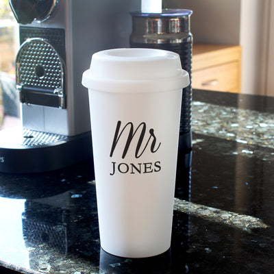 Personalised Insulated Reusable Eco Travel Cup Mugs Everything Personal