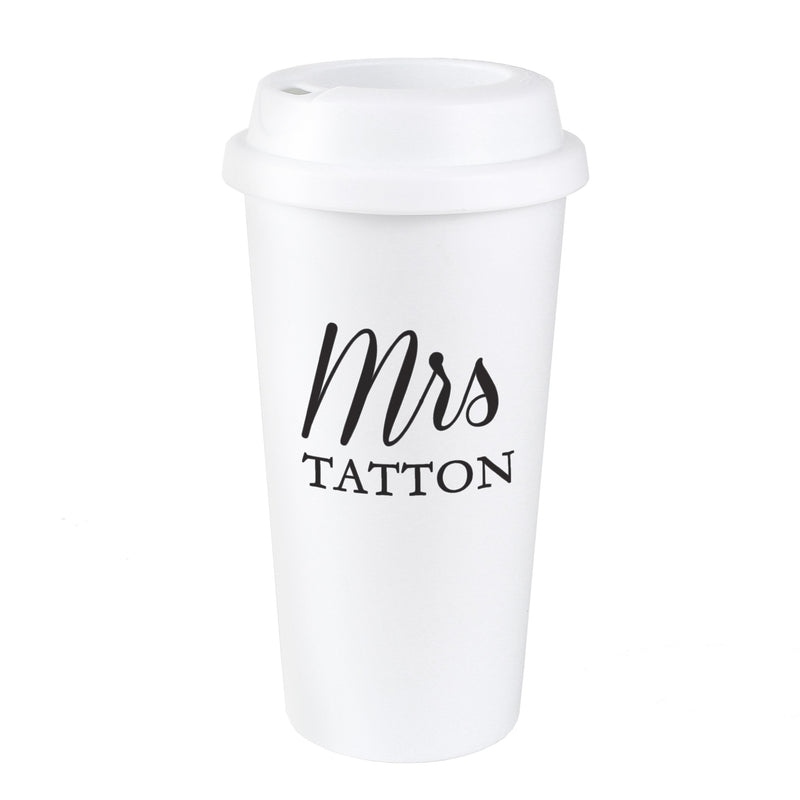 Personalised Insulated Reusable Eco Travel Cup Mugs Everything Personal