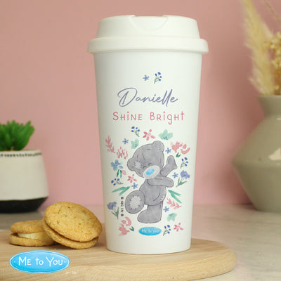 Personalised Me To You Floral Insulated Reusable Eco Travel Cup Mugs Everything Personal