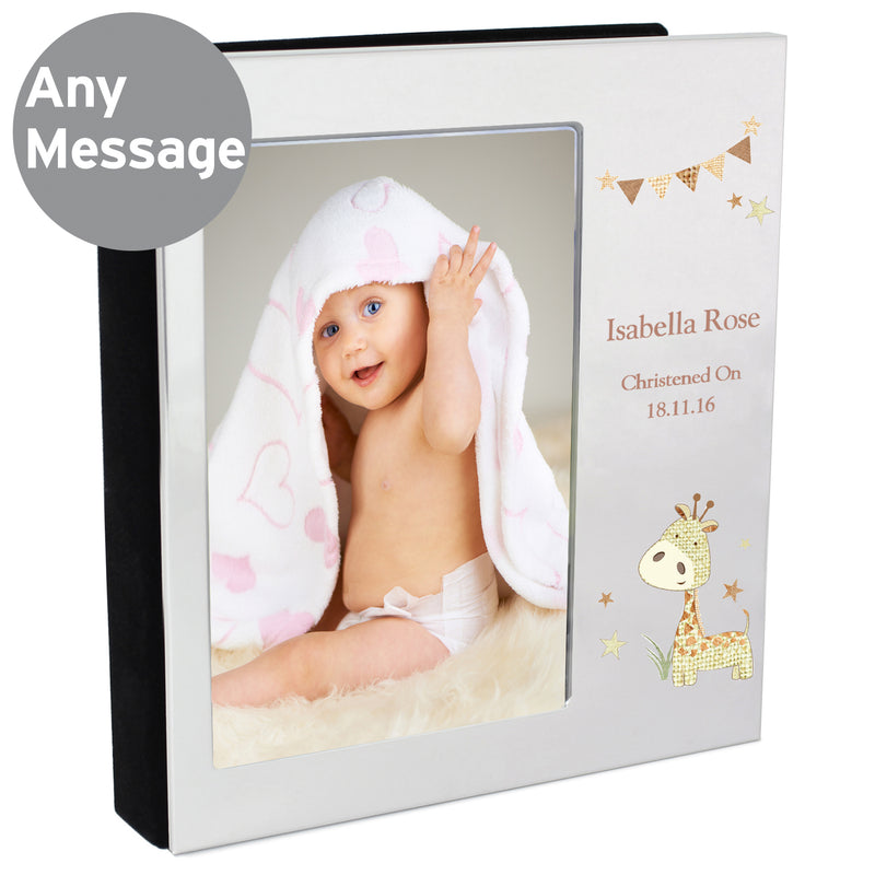 Personalised Hessian Giraffe 4x6 Photo Frame Album Photo Frames, Albums and Guestbooks Everything Personal