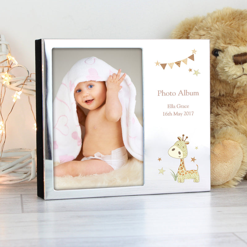 Personalised Hessian Giraffe 4x6 Photo Frame Album Photo Frames, Albums and Guestbooks Everything Personal