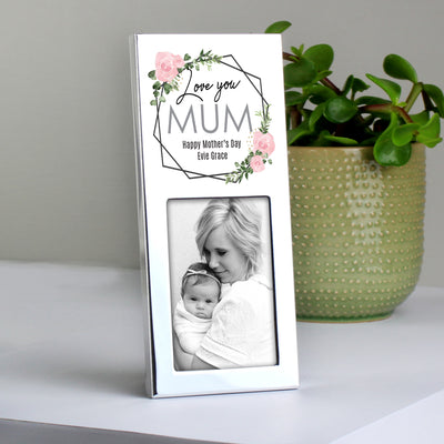 Personalised Abstract Rose 2x3 Photo Frame Photo Frames, Albums and Guestbooks Everything Personal