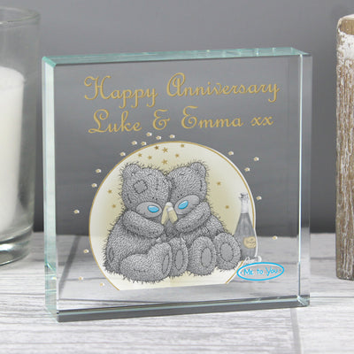 Personalised Me To You Gold Stars Crystal Token Ornaments Everything Personal