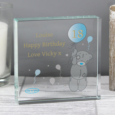 Personalised Me To You Balloon Crystal Token Ornaments Everything Personal