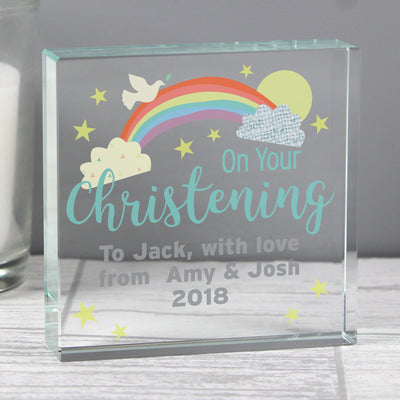 Personalised On Your Christening Crystal Token Ornaments Everything Personal