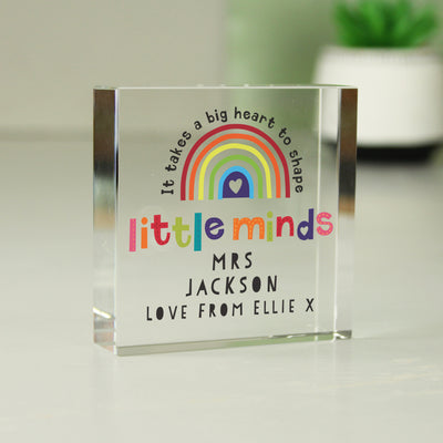 Personalised Shape Little Minds Crystal Token Ornaments Everything Personal