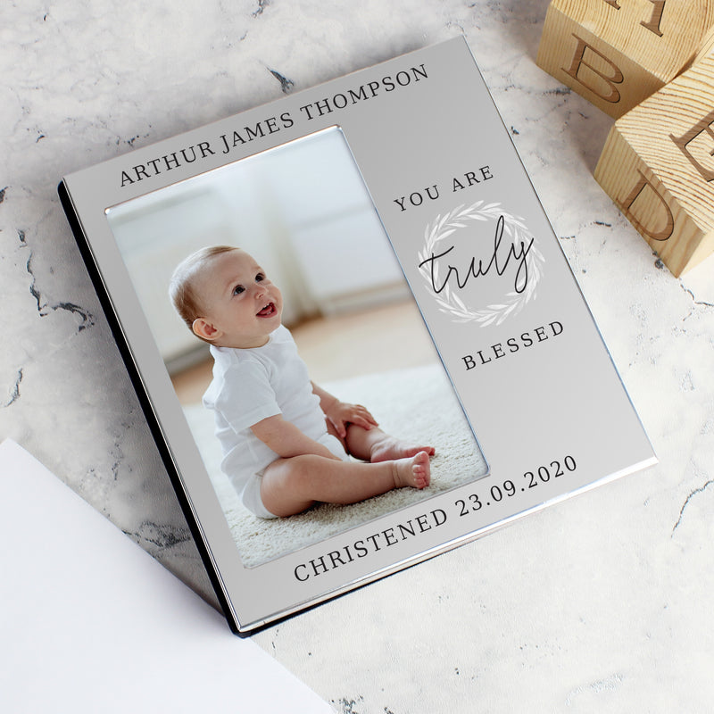 Personalised Truly Blessed 6x4 Photo Frame Album Photo Frames, Albums and Guestbooks Everything Personal