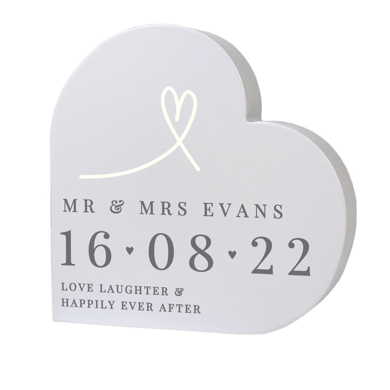 Personalised Free Standing Heart Ornament Ornaments Everything Personal