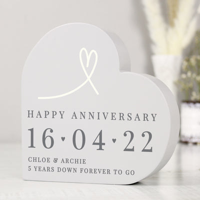 Personalised Free Standing Heart Ornament Ornaments Everything Personal