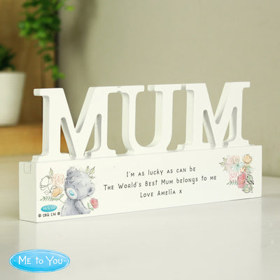 Personalised Me To You Wooden Mum Ornament Ornaments Everything Personal