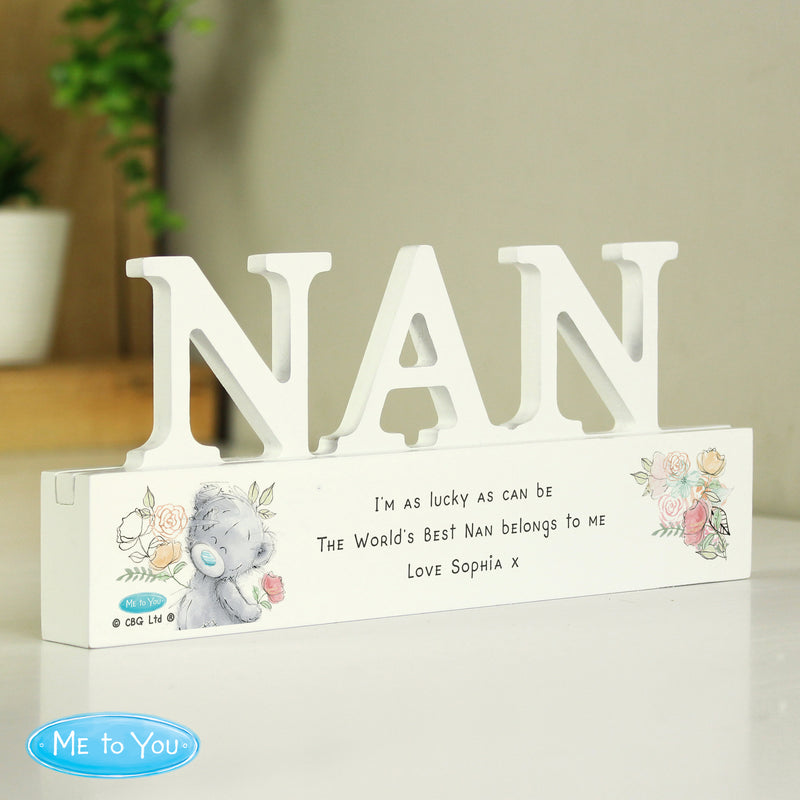 Personalised Me To You Wooden Nan Ornament Ornaments Everything Personal