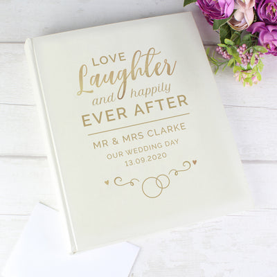 Personalised Happily Ever After Traditional Photo Album Photo Frames, Albums and Guestbooks Everything Personal